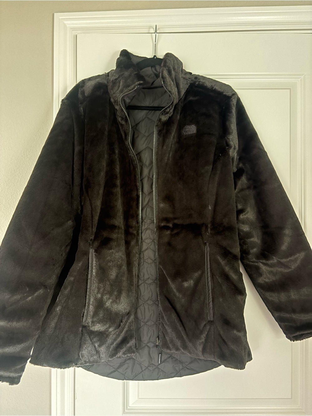 The North Face Black Insulated Zip-Front Jacket Reversible - Picture 5 of 7